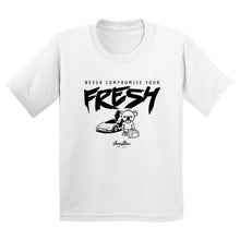 Load image into Gallery viewer, Never Compromise Your Fresh | Black Print | Kids