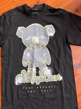 Load image into Gallery viewer, Black and White Shaka Bear Tees
