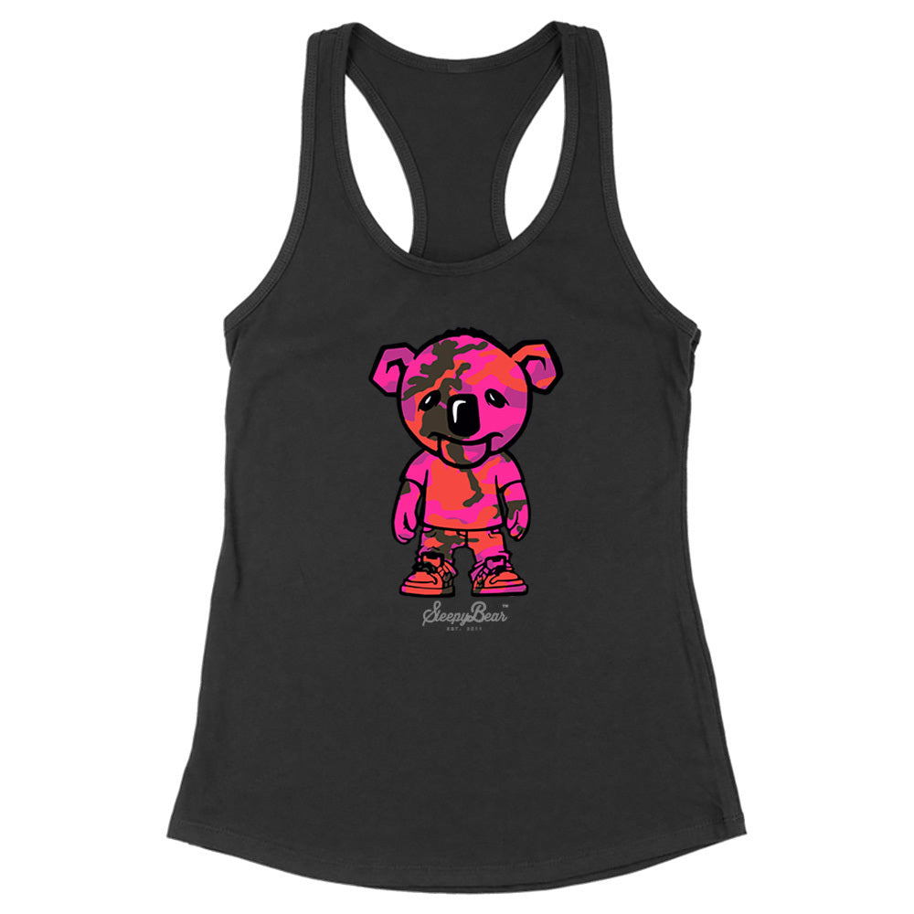 Pink Camo Sleepy Bear | Women's