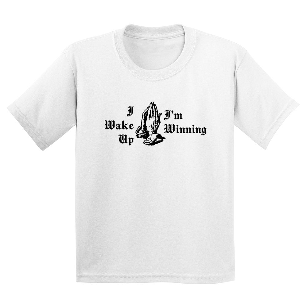 If I Wake Up I'm Winning | Black Print | Kids